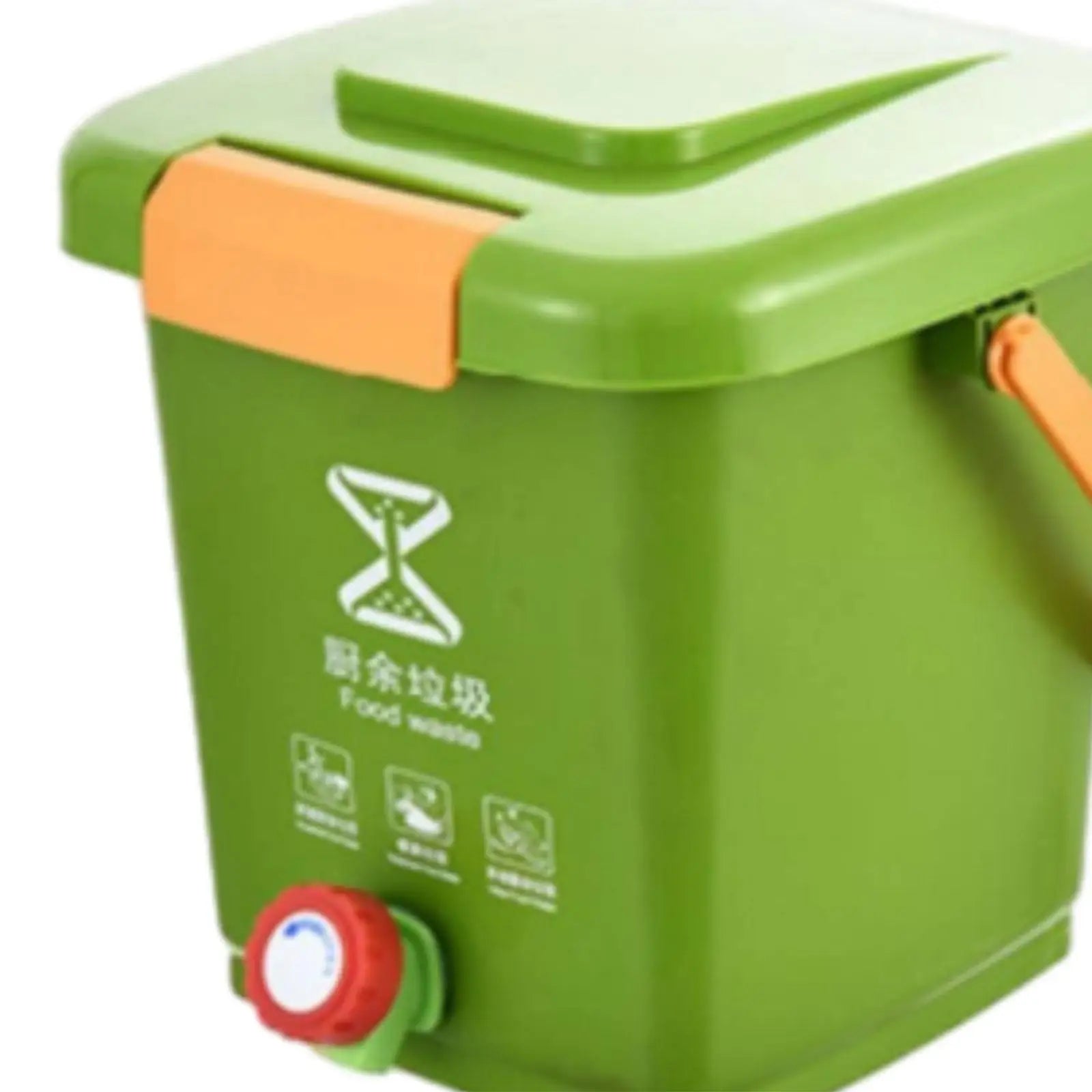 Kitchen Waste Compost Bucket Easy to Clean Modern Composting Recycle Bucket Trash Can for Pantry Home Countertop Kitchen
