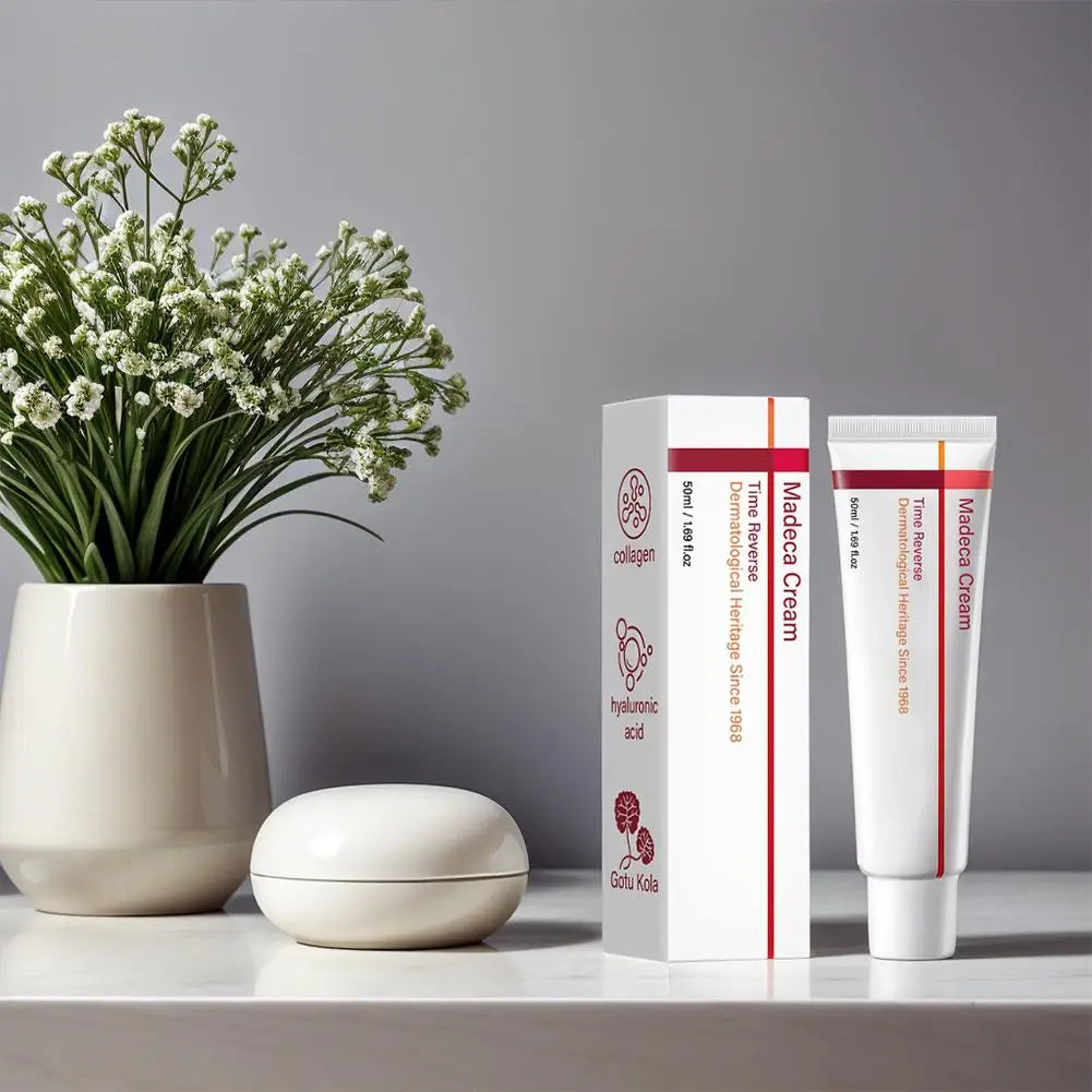 Korean Centella Asiatica Face Repair Cream Daily Nourishing Moisturizing Cream Brightening Lightweight Face Skin Care Makeup