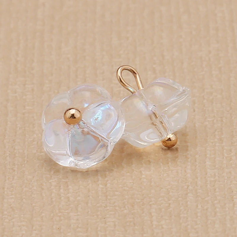 Glass Imitation Jade Mushroom Buttons Exquisite Retro Shirt Button Buckles for Cheongsam Cardigan Decor Sewing Scrapbooking
