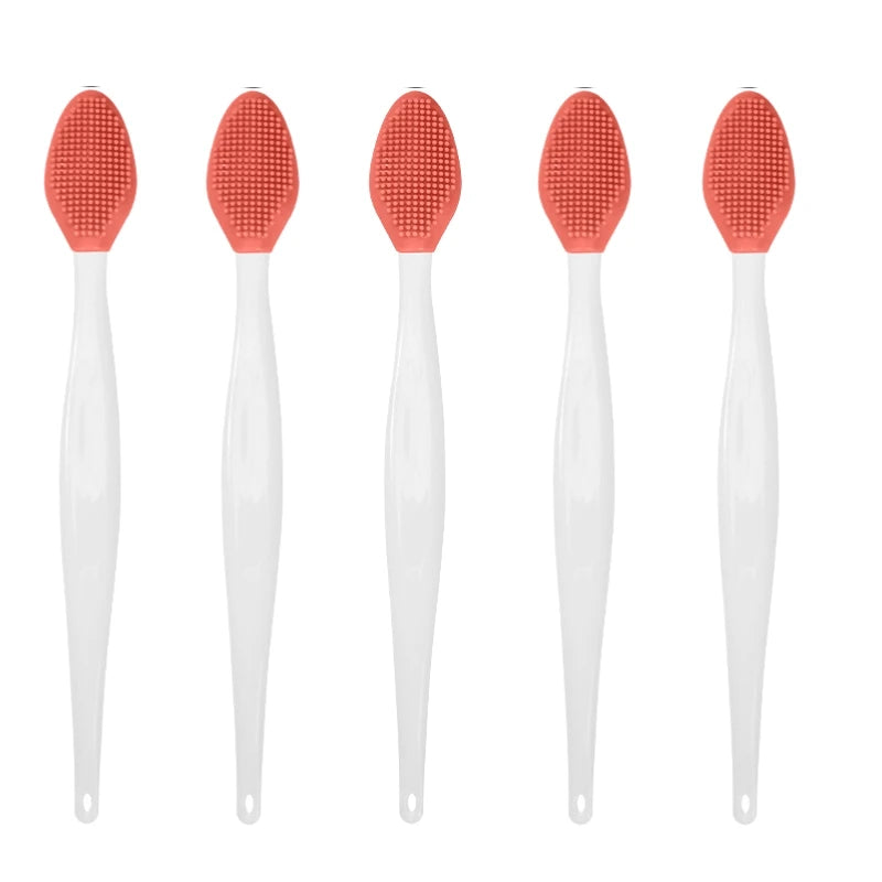 1/5PCS Beauty Skin Care Silicone Face Brush Exfoliating Facial Cleansing Scrub Nose Brush Blackhead Remove Double-Sided Brushes