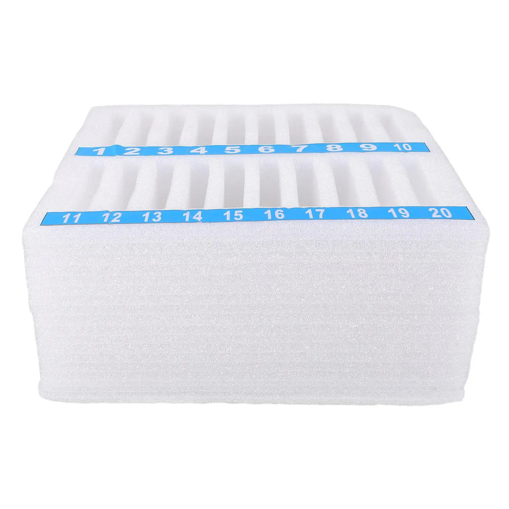 20 Grids Mobile Phone Storage Organizer Soft Foam Desk Organizer for Office Meeting Room Classroom desk phone management box