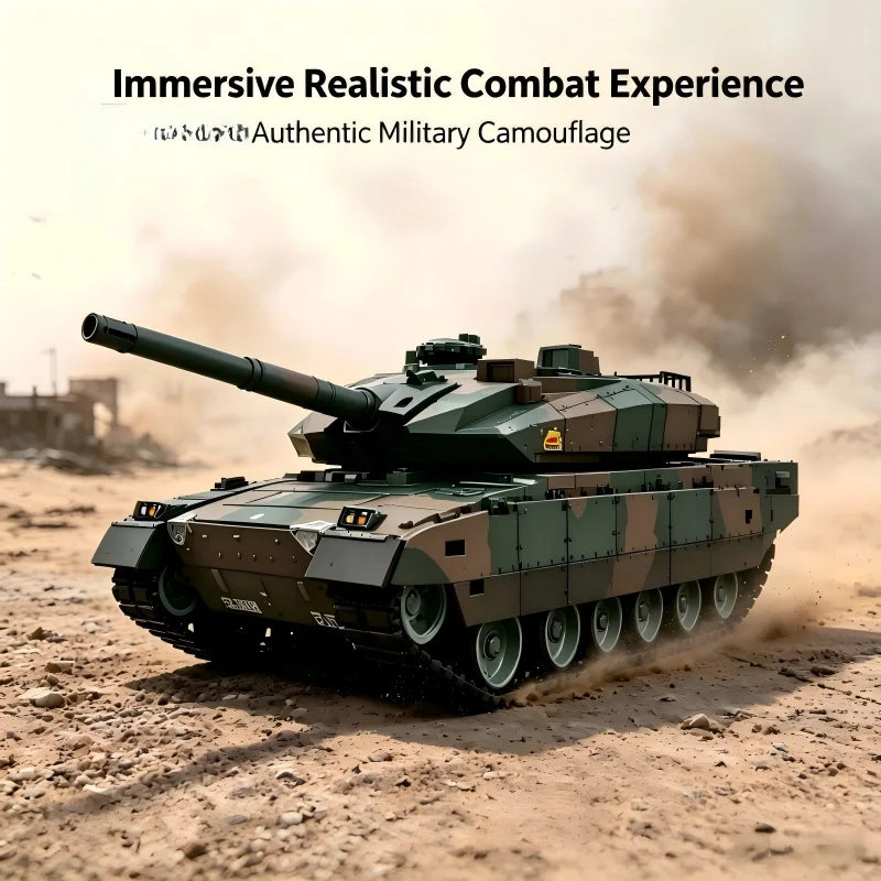 TONGLI Large RC Battle Tank Tracked Off-Road Vehicle