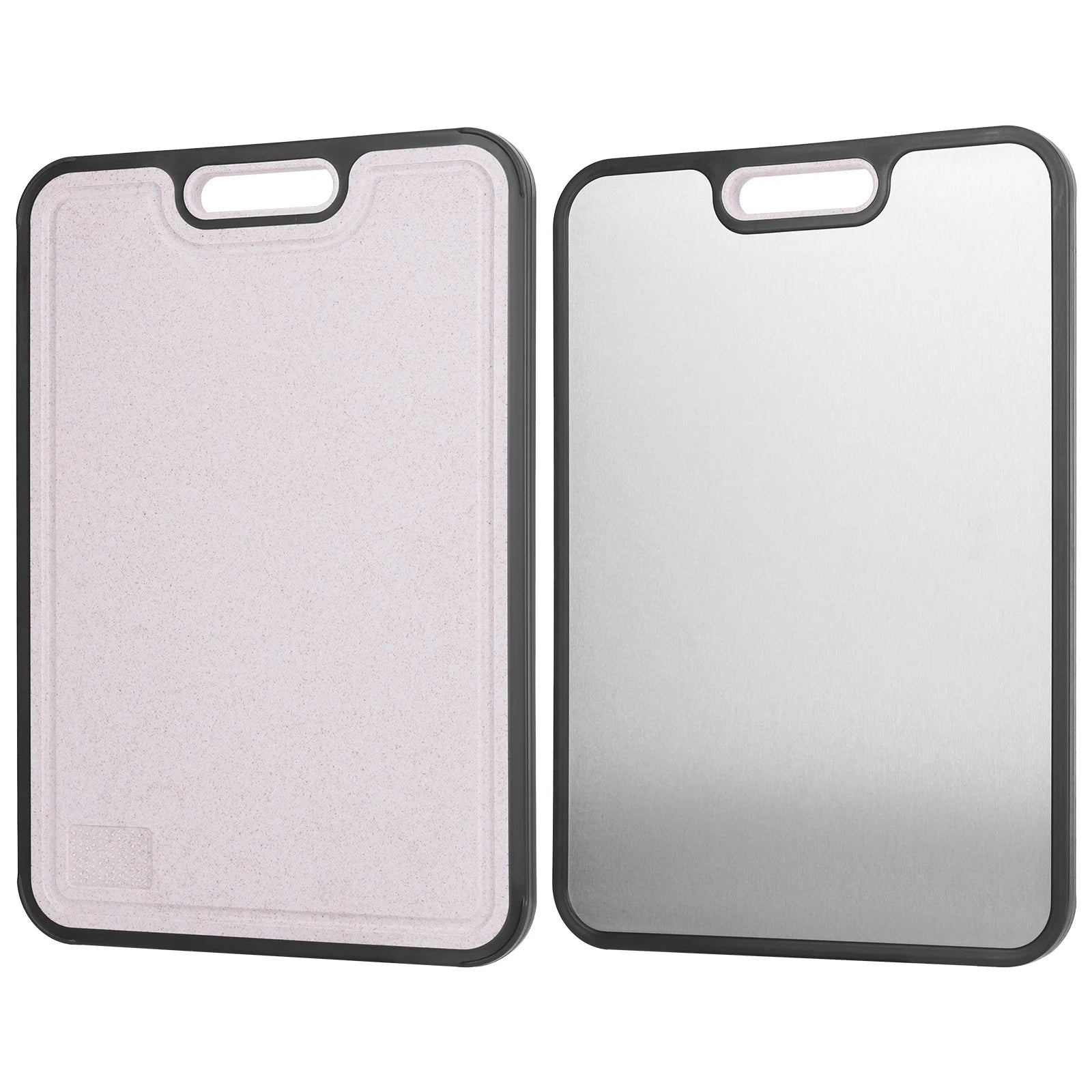 Double Sided Titanium Cutting Board for Kitchen Cutting Board for Double Sided Food Grade Pure Titanium Wheat Straw PP Easy to C