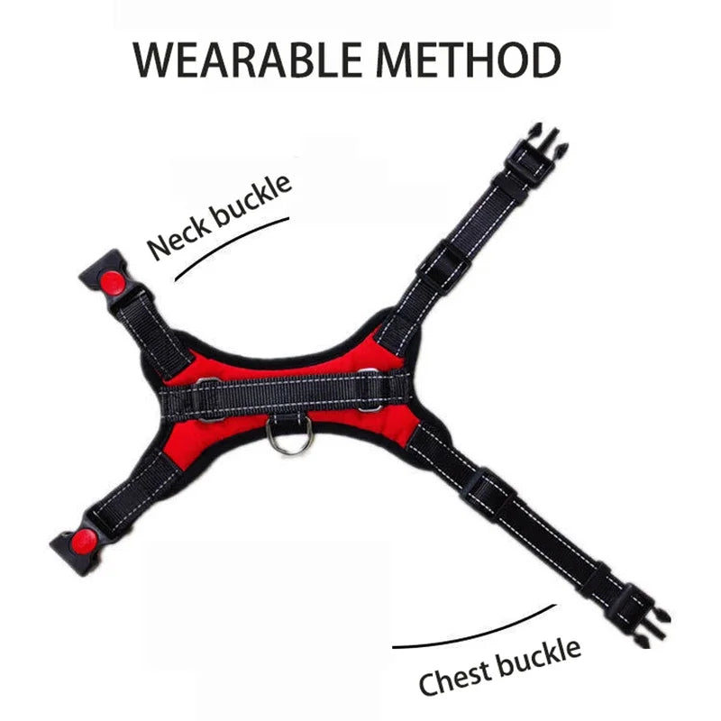 Dog Harness Quick Release Vest Pet Puppy Harness Nylon