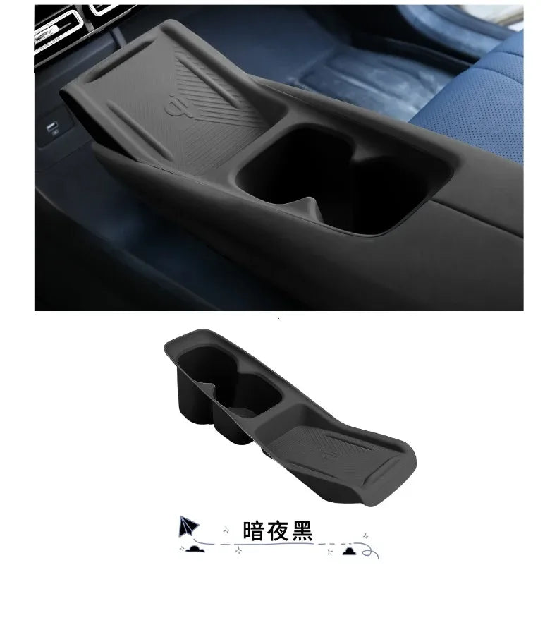For BYD SEAGULL Dolphin MINI 2023 2024 Central Console Silicone Wireless Charger Pad Interior Modification Accessories Car Tools