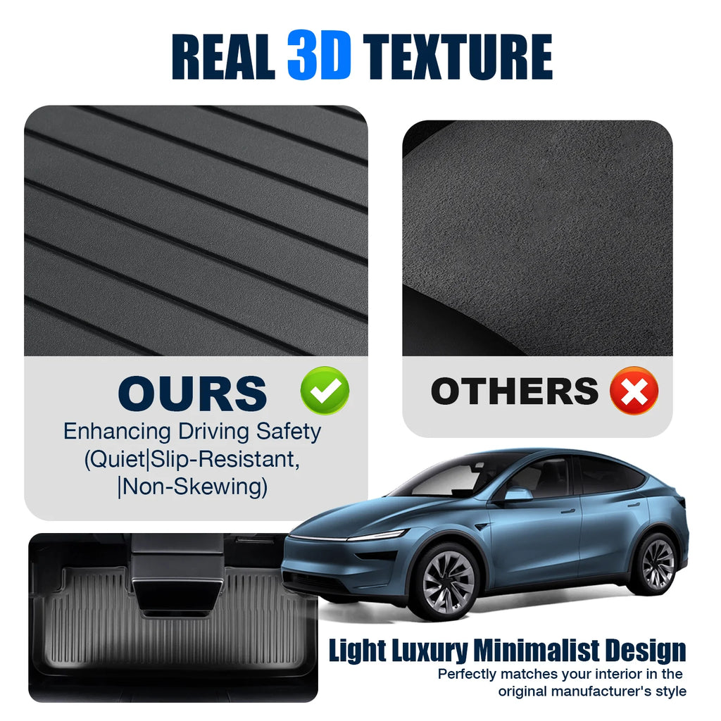 TPE All-Weather Floor Mats for Tesla Model Y