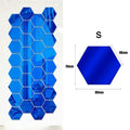 1/60pcs Hexagon Mirror Sticker 3D Mirror Acrylic Wall Stickers Self Adhesive Decals DIY Bedroom Living Room Bathroom Home Decor