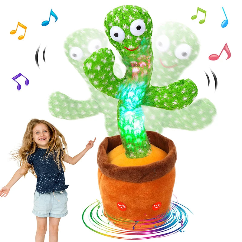 Dancing Cactus 120 Song Speaker Talking Usb Battery Voice