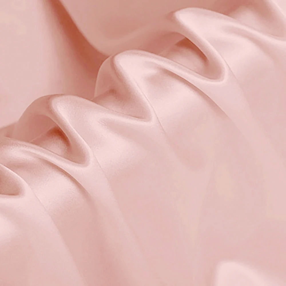 CISULI Pure Silk Stretch Satin Fabric,16momme,Width 140cm,Silk Lycra,Shirt and Dress Cloth Material