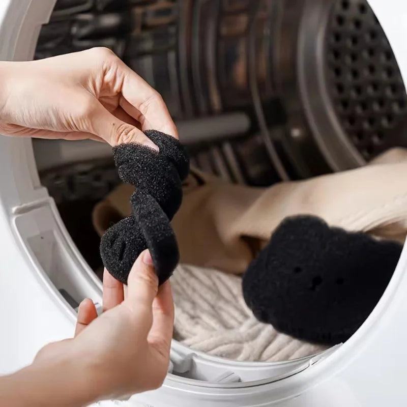 4-8Pcs Pet Hair Remover Bear Shape Laundry Balls Washing Machine Lint Catcher Reusable Clothes Sofa Cat Dog Fur Cleaning Sponge