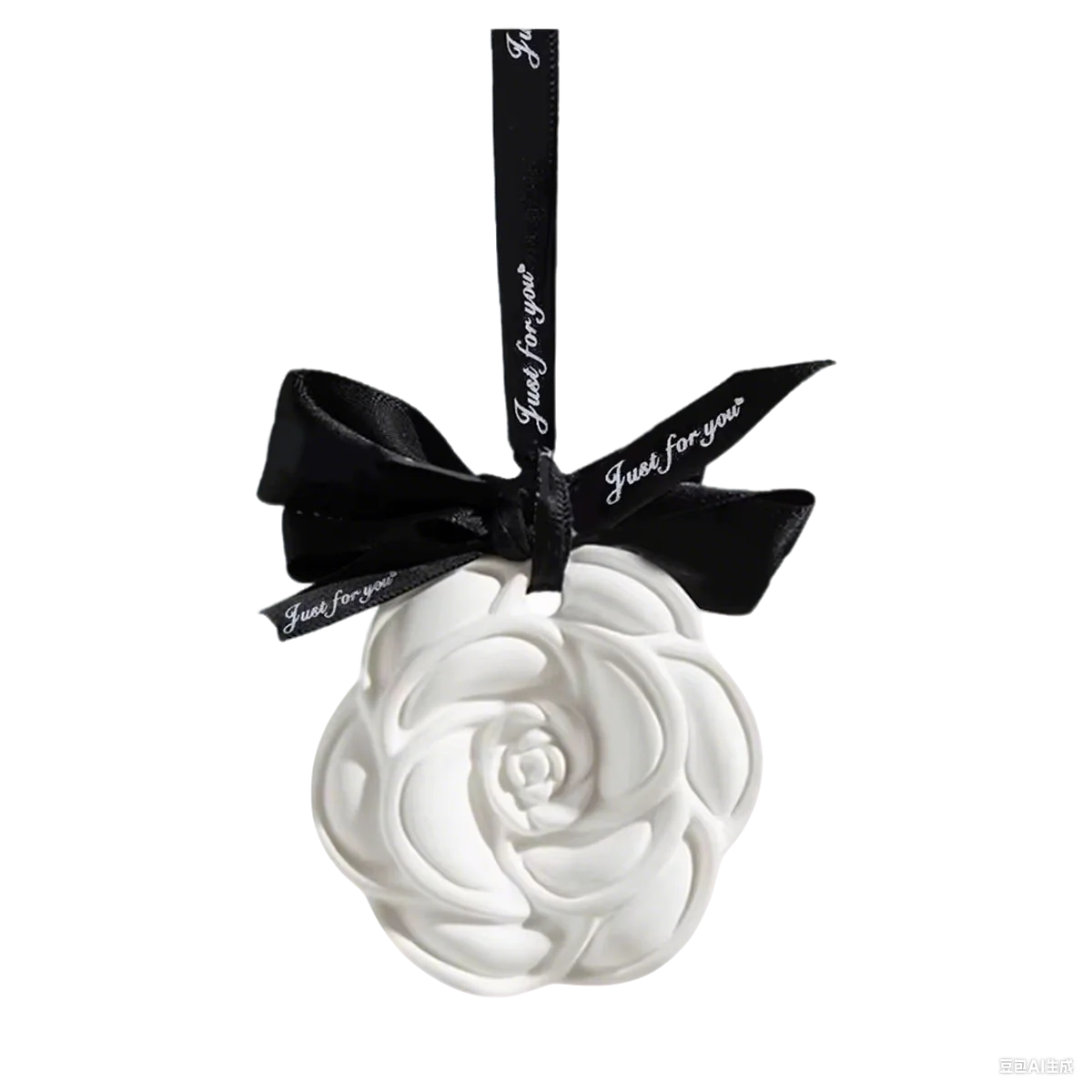 1/10PCS Camellia Gypsum Aromatherapy Pendant For Car Home Decor Suitable For Home Cabinets Drawers And Car Hanging Ornaments