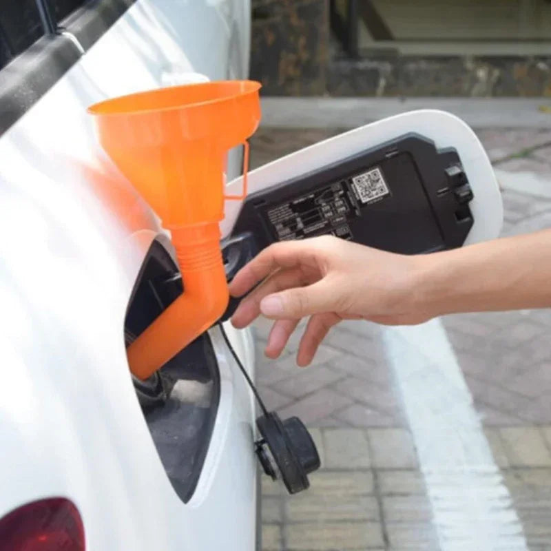 Refueling Funnel with Filter Motorcycle Refuel Engine Oil Funnel