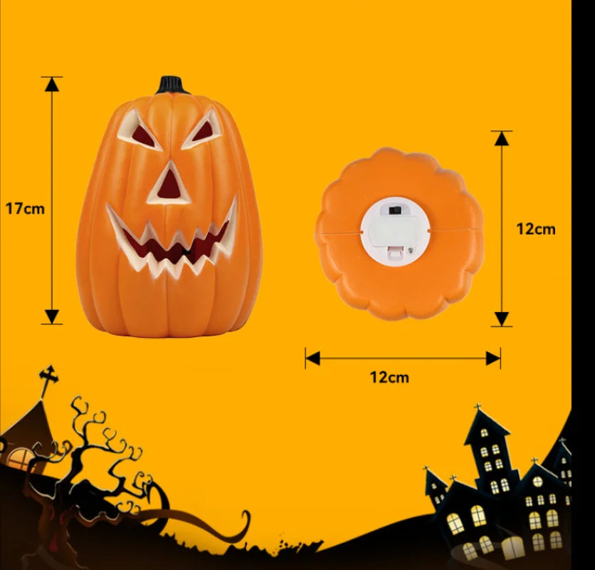 Halloween Horror LED Pumpkin Lantern Scene Layout - Interior Garden Courtyard Haunted House Decoration Home Decor