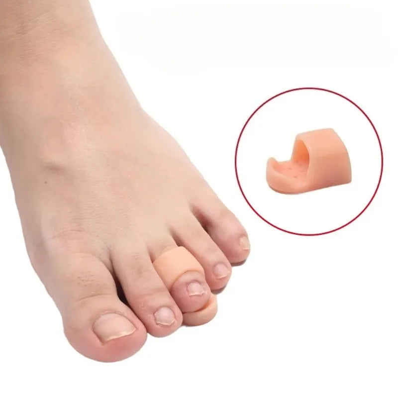 2/4PCS Hammer Toe Corrector Hammertoe Straightener for Curled Crooked Bent Claw and Overlapping Toes Bunion Pads Foot Care Tools