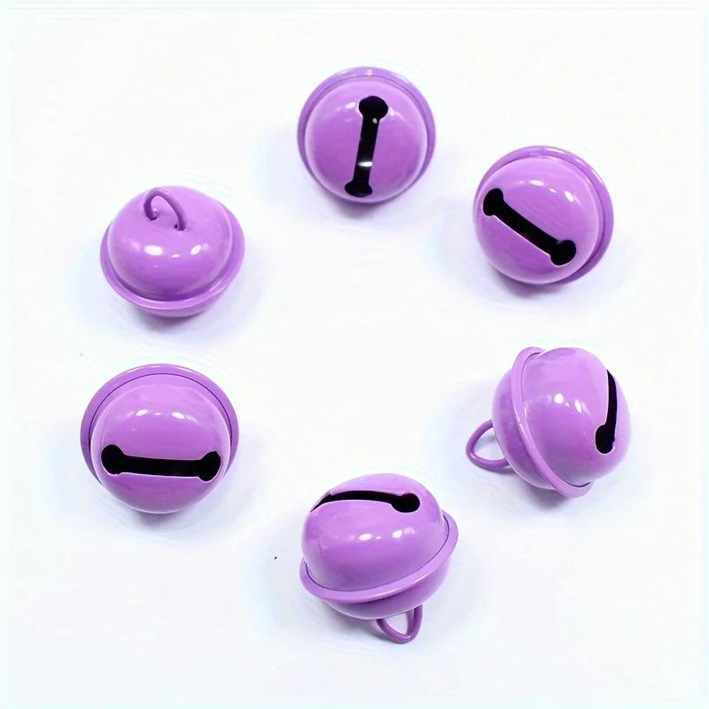 10-50pcs 17mm colorful Jingle Bells Iron Pendants Hanging Christmas Tree Ornaments Christmas Decorations Party DIY