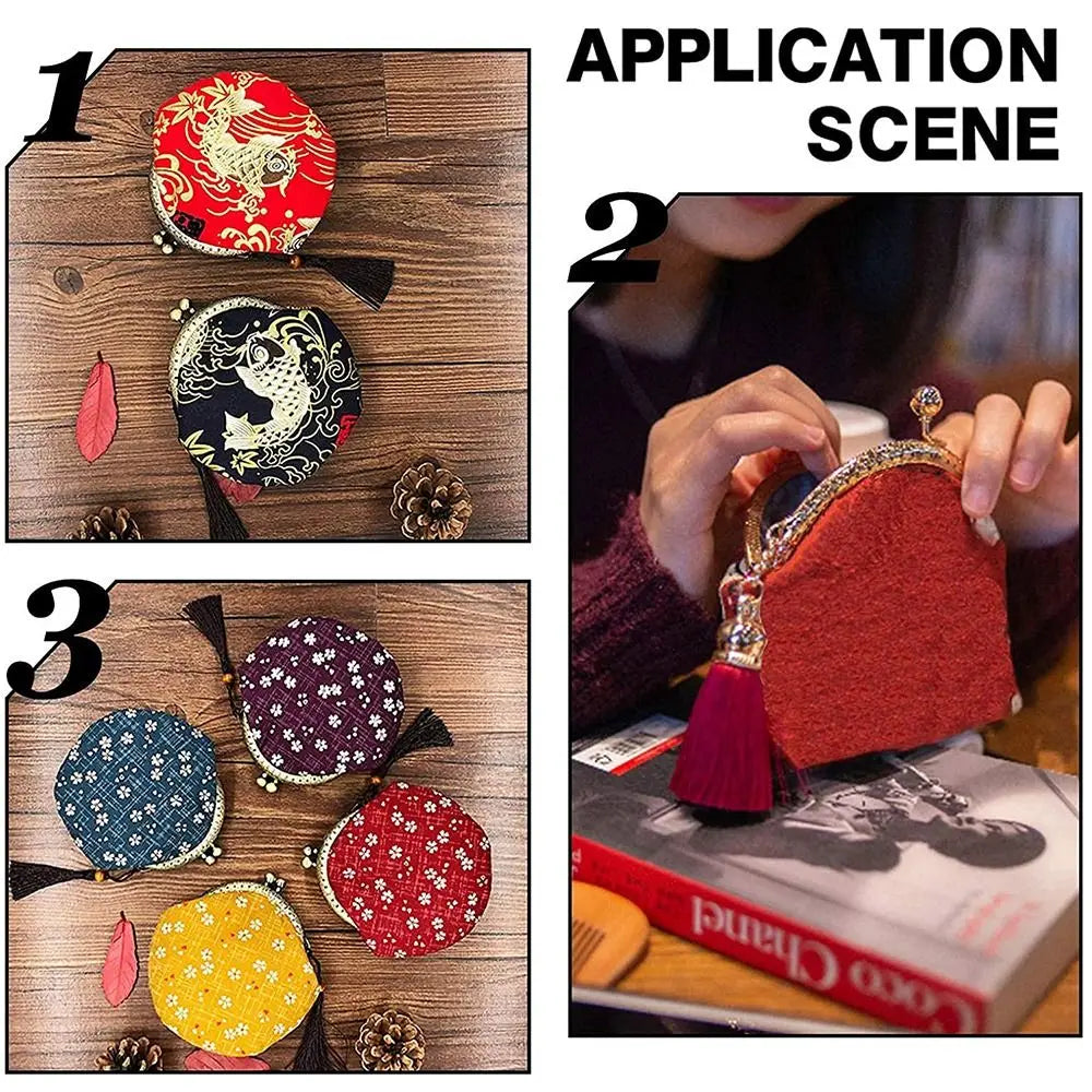 Bag Accessories Bag Making Bag Frame Buckle Purse Clasp Frame Purse Frame Kiss Clasp Purse Frame Bag Kiss Clasp Lock