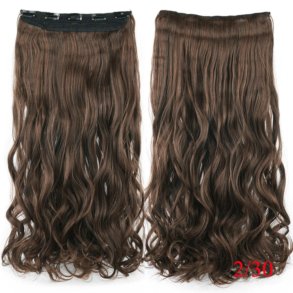 Soowee 24'' 28'' Synthetic Hair Charms Clip In Hair