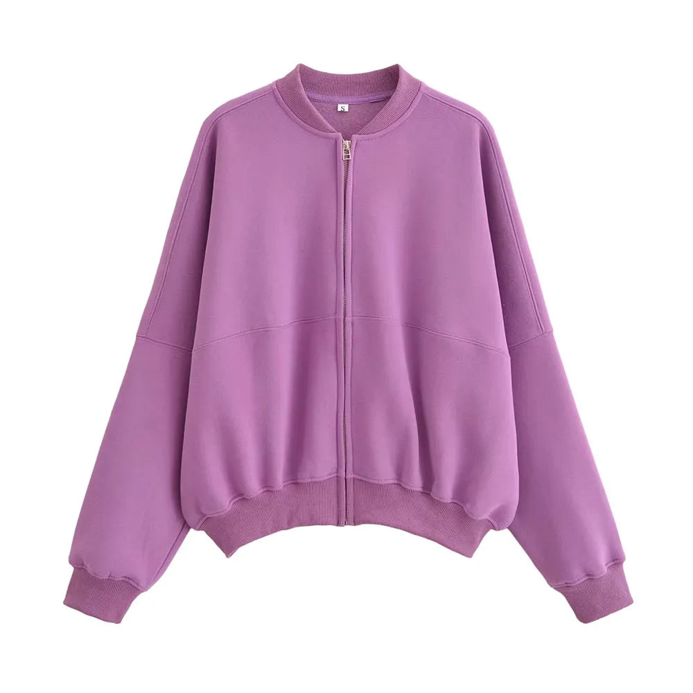 HH Women's Winter Warm Fleece Lined Zipper Jacket Sweatshirt Set Fashionable Stretch High Waist Women's Pants 2-piece Set