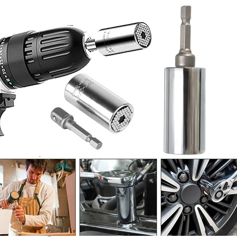 Multifunctional 7 to 19mm Magic Socket Multi Purpose Wrench