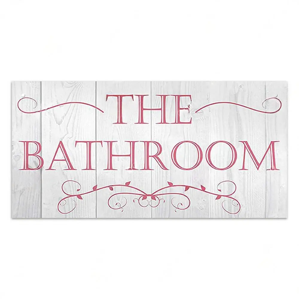 Home decor Toilet Signs Wooden Hanging Plaque Decorative Plaque for Toilet Door Hanging Sign Wood In Bar Pub Beach decor