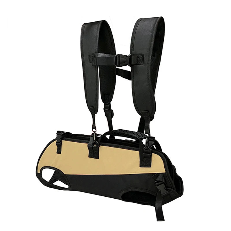 Pet Backpack Carrier Multi-Functional Airbag Shoulder Strap Outdoor Walking Support Stretcher Bag Cycling Dog Backpack
