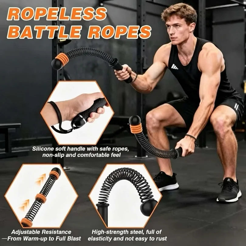 Full Body Workout Fitness Training Rope Equipment Adjustable Resistance