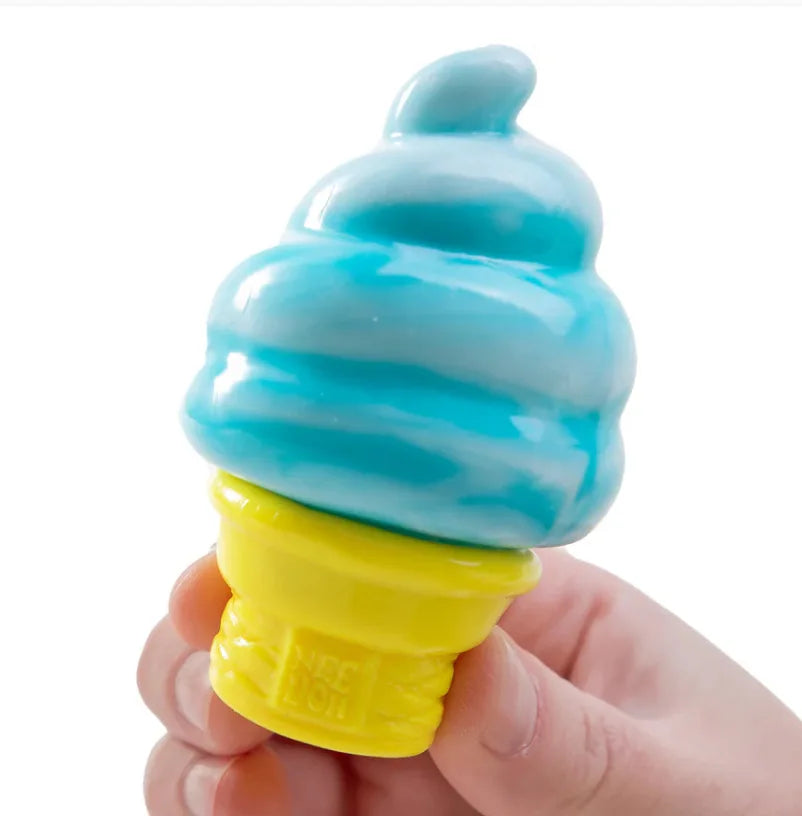 Ice Cream Shaped Decompression  Needoh Nice Cream Cone Surprise Stress Relief Squeeze Party Gifts Ornaments