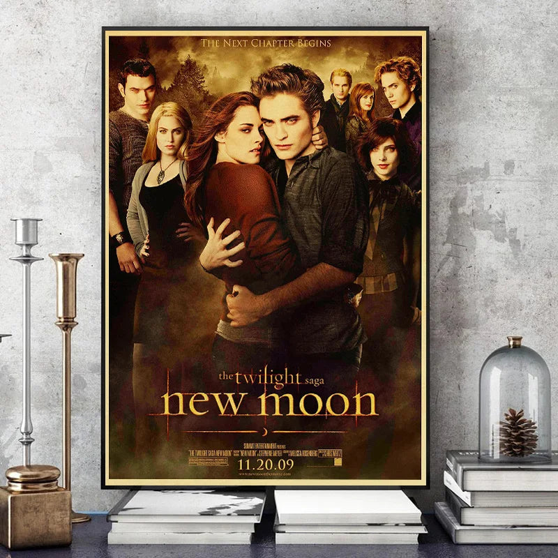 Film TV Movie Twilight Vintage Posters Wall Bedroom Painting Nostalgia Decor Aesthetic Cartoon Art Gift Print Art Wall Paintings