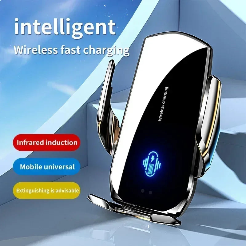 Car Air Vent Wireless Charger Car Phone Holder Infrared Induction for iPhone15 14 13 12 Samsung Xiaomi Fast Charging Station