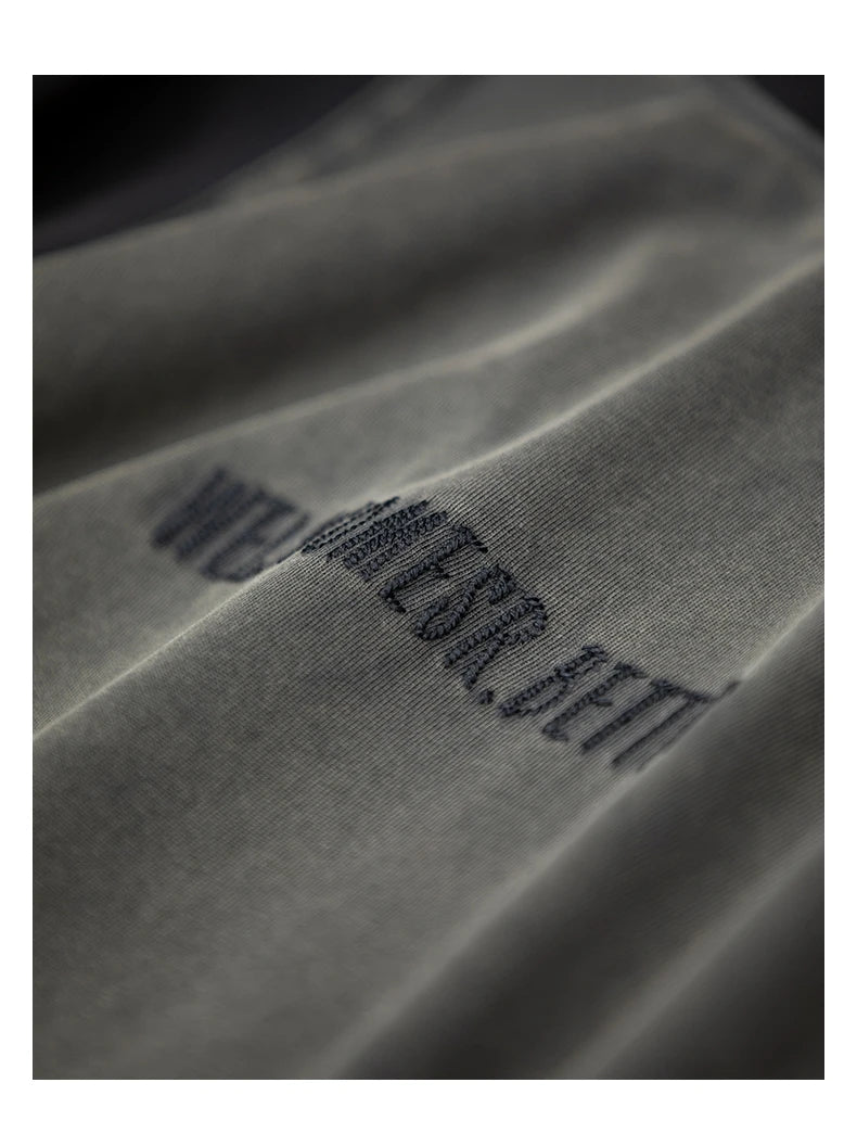 Spring Autumn High Quality Cotton Long Sleeve T Shirt Men Plus Size Patchwork Sweatshirt Korean Streetwear Fashion Sport Tops