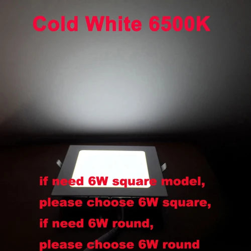 Ultra Thin LED Panel Downlight 3W 6W 9W 12W15W