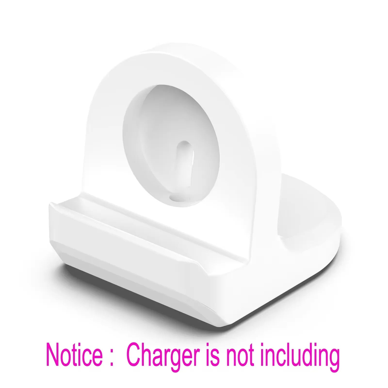 Wireless Charger Holder For Samsung Watch 7 40/44mm Charging Dock Station For Galaxy Watch 5/6 45/46mm Silicone Charger Cradle