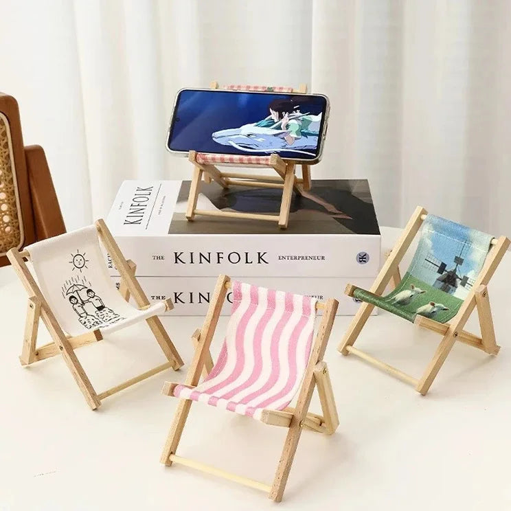 Beach Chair Design Cute Portable Desktop Solid Wood Cell