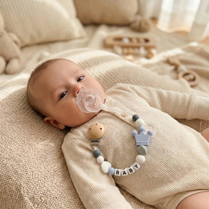 Personalized Name Pacifier Clip
