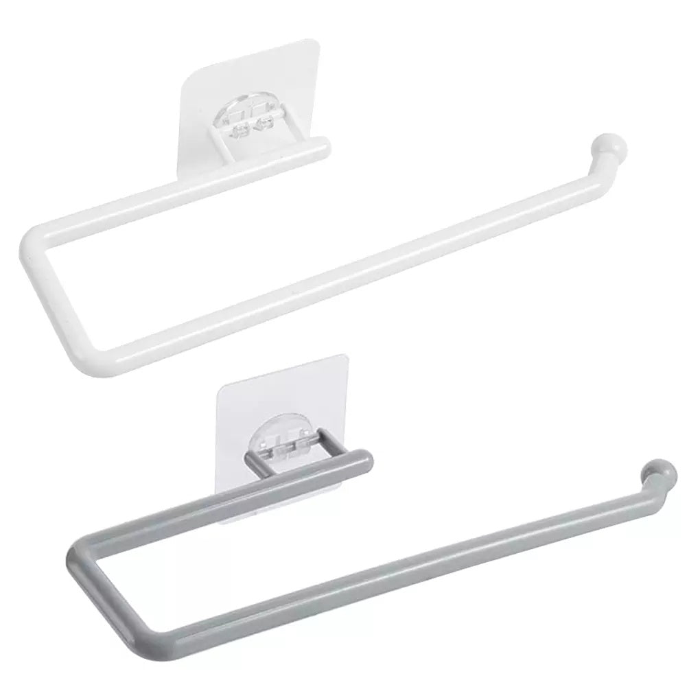 Kitchen Paper Roll Holder Cabinet Rag Hanging Holder Towel Hanger Toilet Paper Holders Rack Bar Shelf Tissue Holder