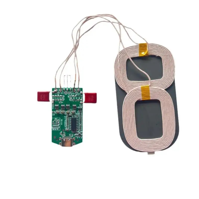 Wireless Charging Type-C Interface 15W Dual Coil Wireless Charging Module Wireless Charger PCBA Home Car Equipment