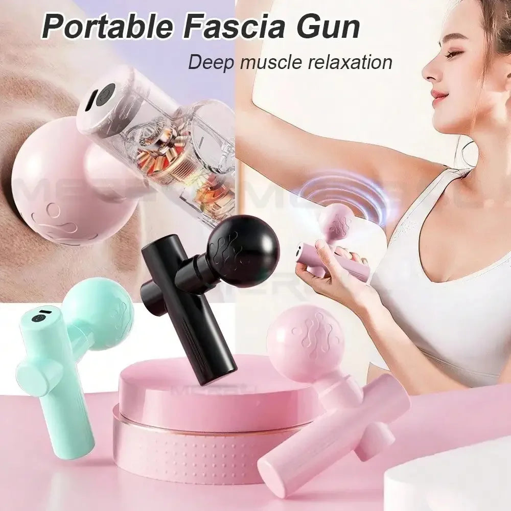 Portable Mini Massage Gun, Rechargeable