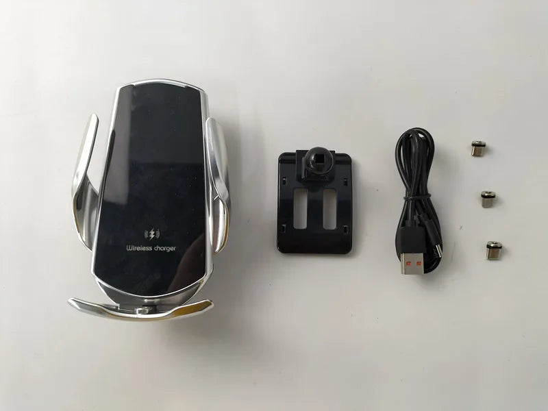 15W Fast Charging Wireless Charger Car Mount Phone Holder Automatic Clamping For 2012- 2016 Volkswagen VW Passat B7