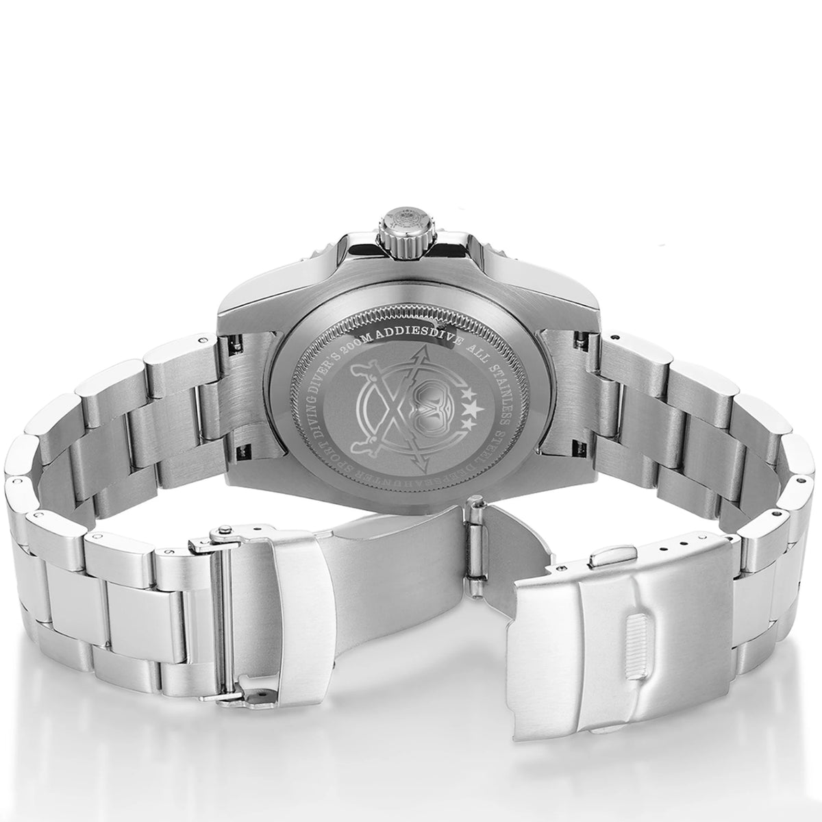 ADDIESDIVE Hot Selling Luxury Men's Diving Watch Steel BGW9