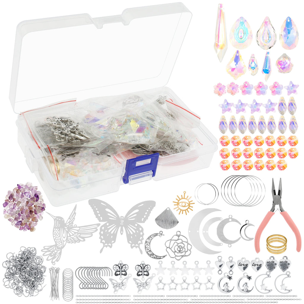 Sun Catchers Making Kits Craft for Garden Window Home Decor Crystal Suncatchers DIY Wind Chime Sun Catchers Making Kit Gifts