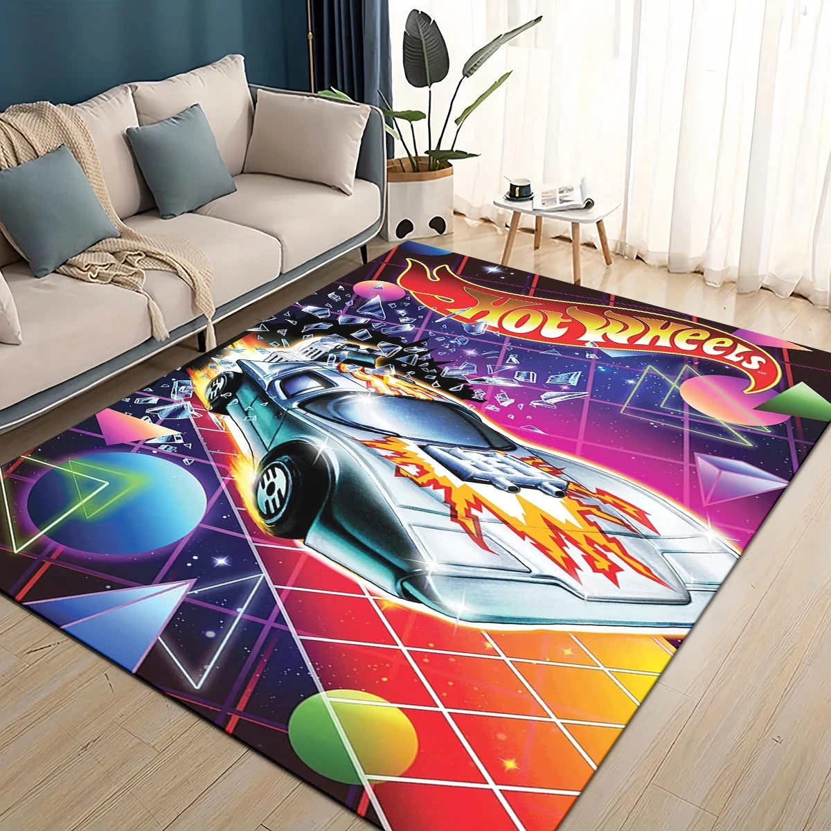 Hot Wheels 27 Style New Racing Car Cartoon Carpet Rug for Living Room Bedroom Home Sofa Decoration,Kids Play Non-slip Floor Mat