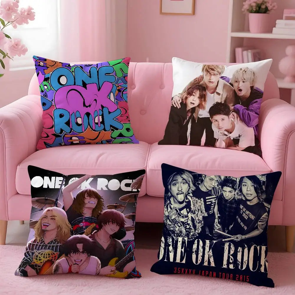 ONE OKBand O-ONE OK R-ROCK Ambitions Pillow Case pattern printing pillowcase living room sofa cushion cover bedroom room decor