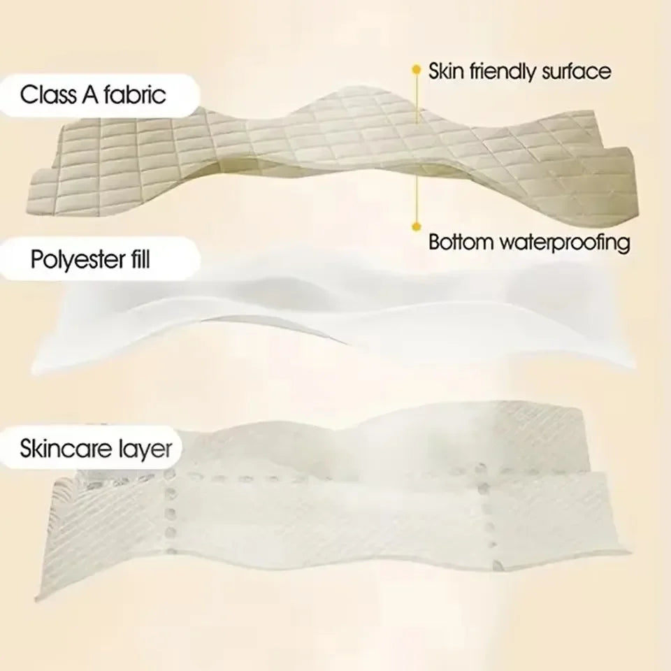 Waterproof Pillowcase, Excluding Pillows 3 Types of Jacquard 48x74cm Pillowcase for Bedroom,Pillow Cover for Home