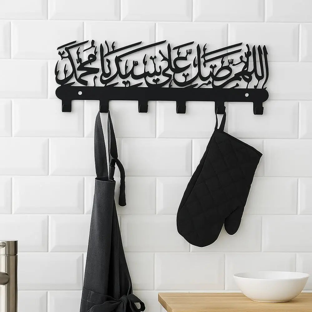 Practical Rust-Resistant Wall-Mounted Keys Holder Durable Stylish Towel Coat Rack Decorative Towel Holder For Entryway