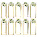 Gold Flower Stand for Wedding 10 Pcs Wedding Centerpieces