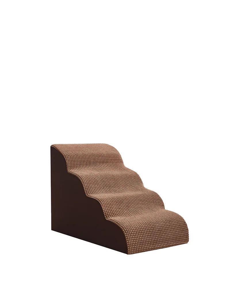 Pet Stairs, Steps, Small Dogs Getting Up and Down, Bed Ladder, Bedside Ladder, Removable and Washable Sponge Slope Ladder