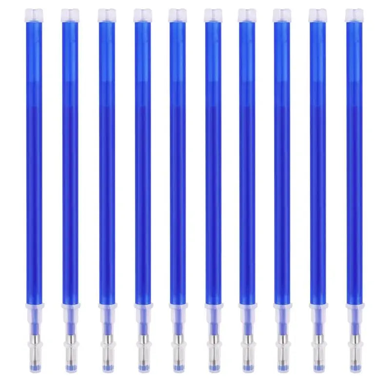 10Pcs/Set Heat Erasable Magic Marker Pen Temperature Disappearing Fabric Fabric Pens Line Marking DIY Craft Sewing Accessories