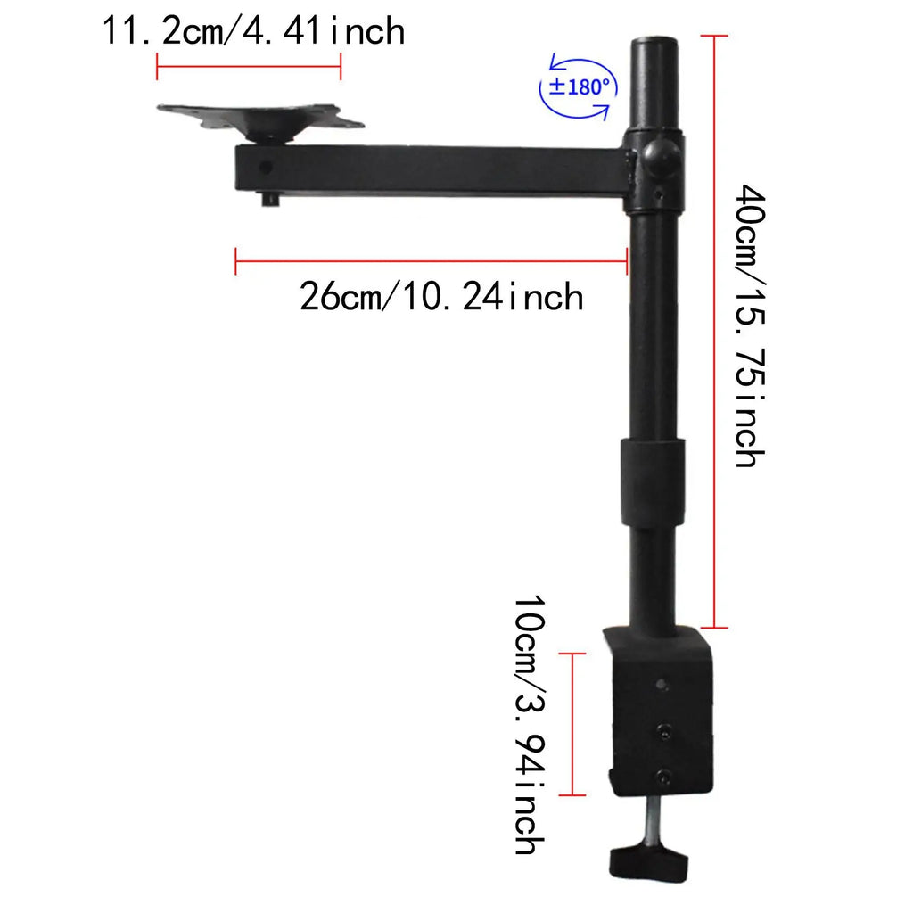 Desk Cat Bed Rack Cat Nest Support Professional Accessory, Attachment Easy to Install Steel, Adjustable Height 360° Rotation