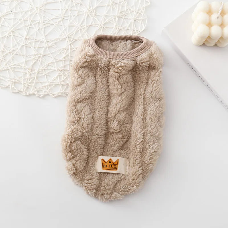 Soft Cozy Cat Clothes Autumn Winter Warm Fleece Sweatshirt for Small Dogs Puppy Kitten Jacket Coat Pet Sphynx Costume Sweater