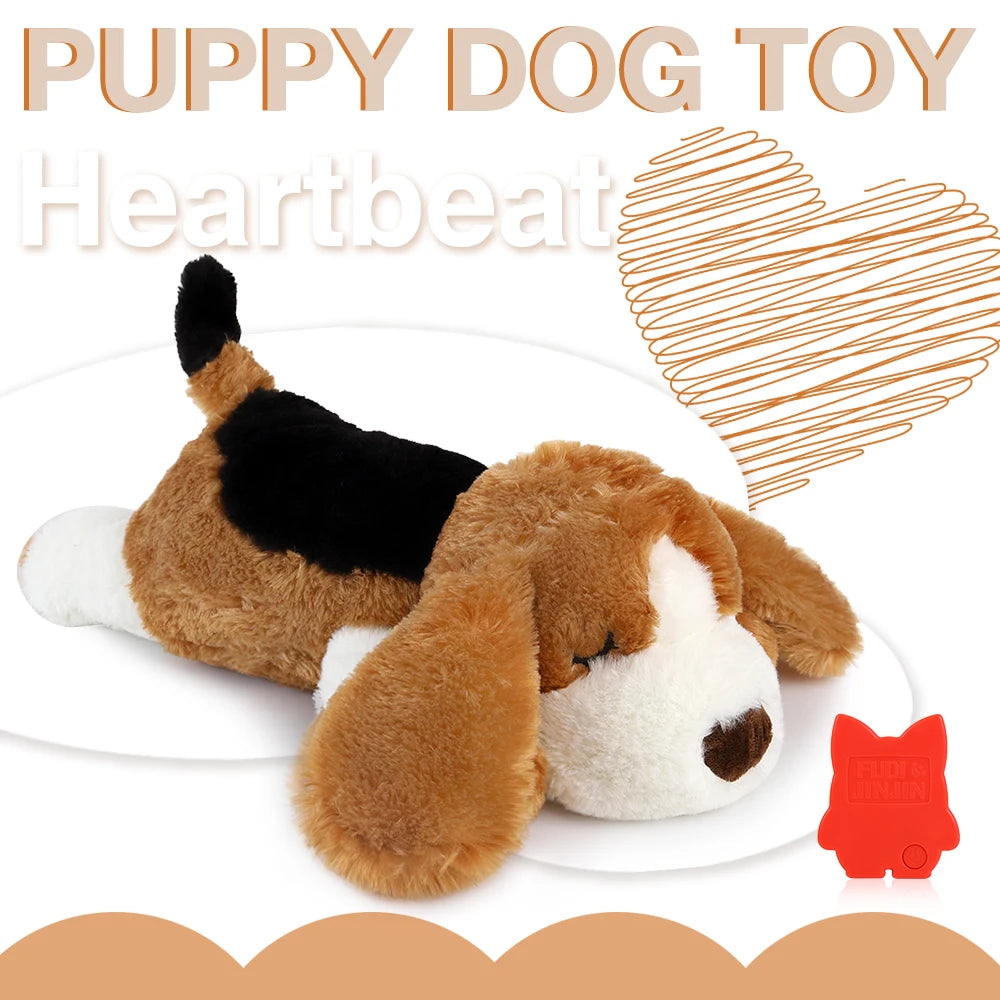 Puppy Dog Heartbeat Toy, Sleep Aid Crate Kennel Training Puppy Toy, Interactive Pet  Squeaky Chew Dog Toy